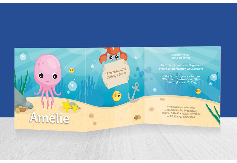 Schattige Onderwater Octopus Schattige Onderwater Octopus